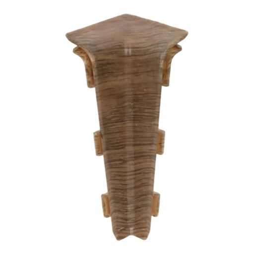 [P009245] Colț interior din PVC pentru plintă parchet SG75 Stejar Rubens