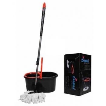 [P008584] Set găleată  LODOS cu storcător și mop rotativ, 14 l