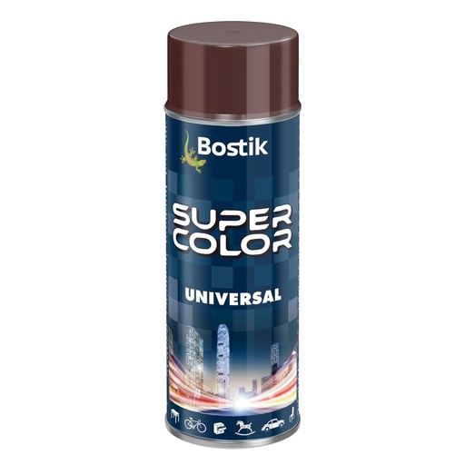[P005409] Spray vopsea Bostik Color Universal, RAL 8011 maro închis interior/exterior, 400 ml