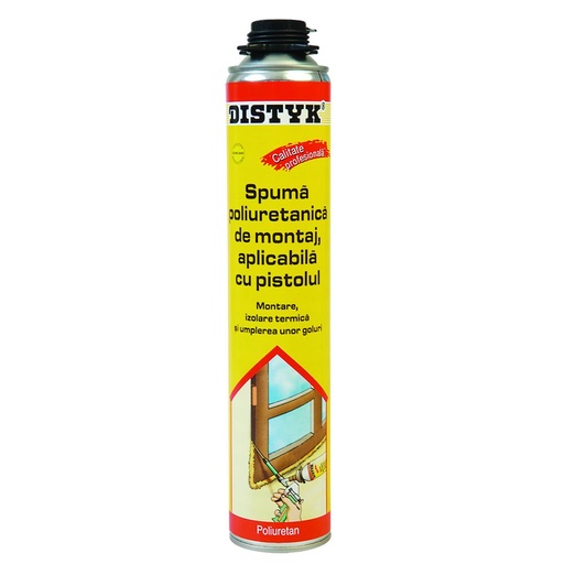 [P007224] Spumă poliuretanică profesională Distyk vară pentru pistol, 700 ml