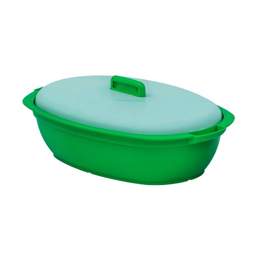 [P004514] Castron salată oval cu capac, 35x22.5x12 cm