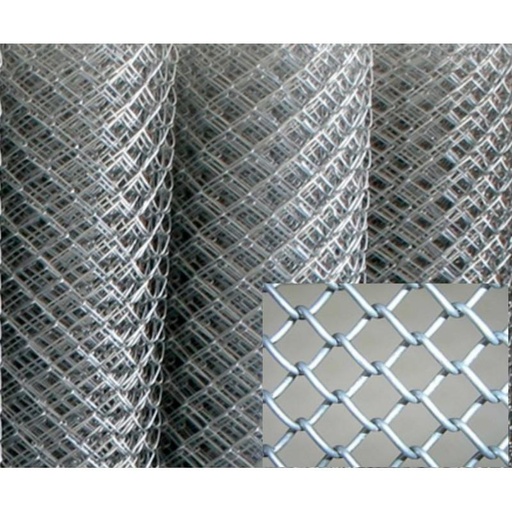 [P003248] Plasă împletită din sârmă zn 2.8 mm, ochiuri 50x50mm, 2x10 ml