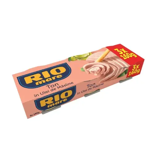 [P010143] Ton RIO MARE, in ulei de măsline, 3x160 gr