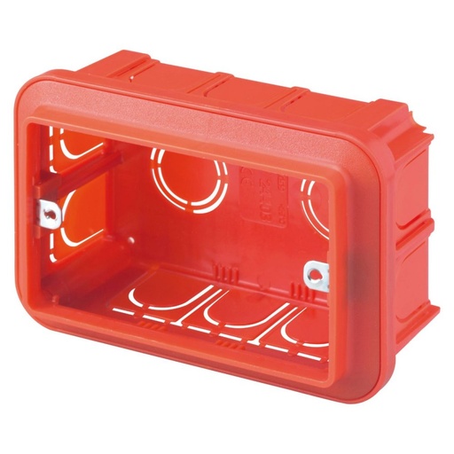[P009665] Doză îngropată Gewiss 3 module GW24403 pentru aparataj, 119x80x50 mm