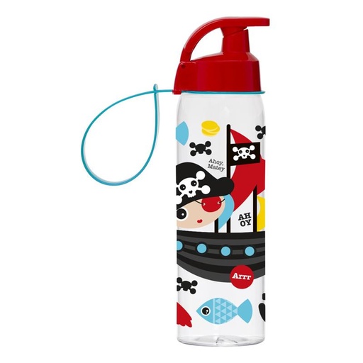 [P003139] Sticlă sport piraţi cu baretă de prindere, 0.5 l