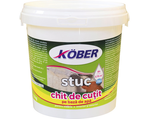[P004808] Chit de cuțit pentru zidărie Kober stuc 1,5 kg
