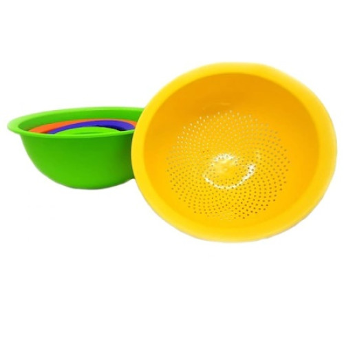 [P007605] Set 4 boluri de 0.5, 1 l, 2 l, 4.5 l si strecuratoare 26 cm