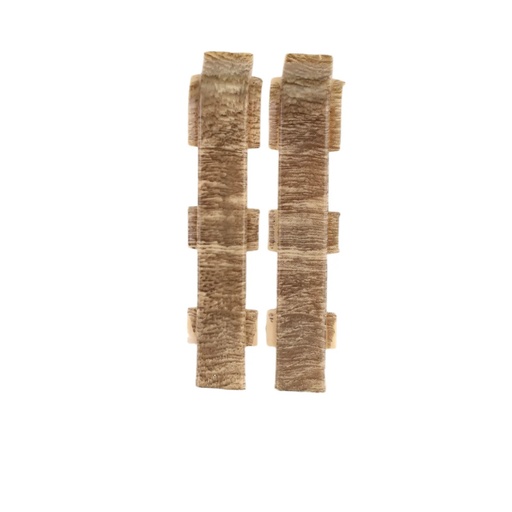 [P009254] Element îmbinare din PVC pentru plintă parchet SG75 Trandafir Închis