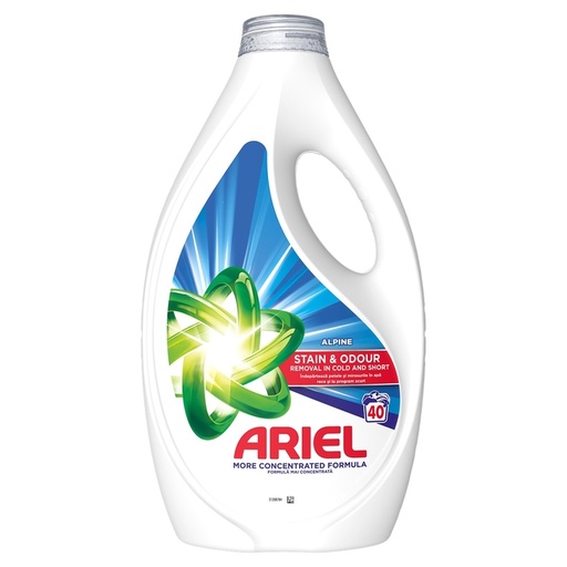 [P007666] Detergent automat de rufe ARIEL Alpine, lichid, 40 spalari, 1.8 l