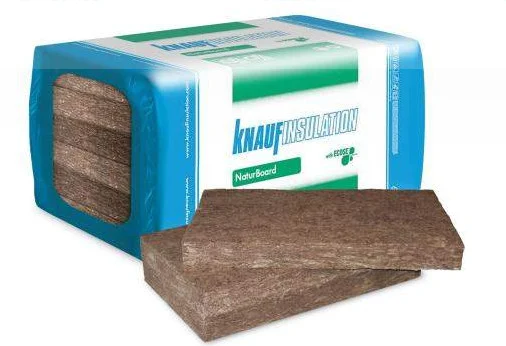 [P010802] Vata Minerala Bazaltica Knauf NATURBOARD FIT PLUS, 150 mm (1000x600mm), 2.4 mp/pachet