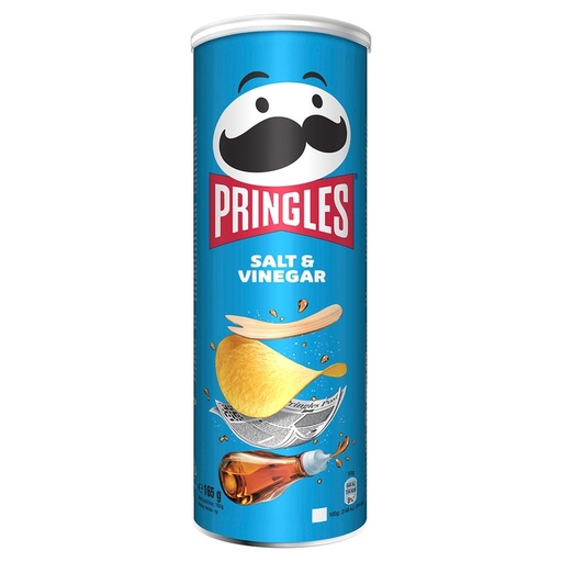 [P010193] Chips PRINGLES Salt&Vinegar, cu sare si otet, 165 gr