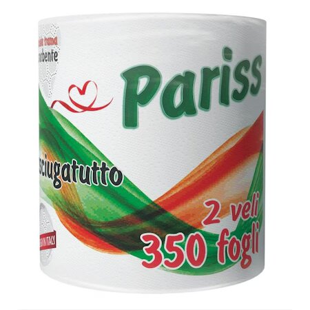 [D8RHKDMBM] Prosoape de hârtie Pariss monorolă, 350 foi, 2 straturi