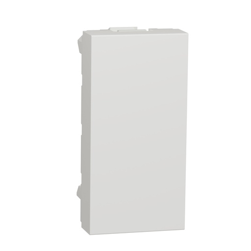 [P002957] Capac/tastă falsă Schneider Unica NU986518 1 modul, alb