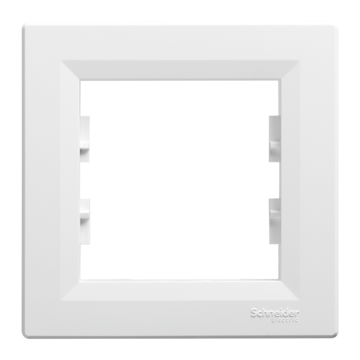[P005405] Ramă simplă Asfora 1P, alb Schneider EPH5800121