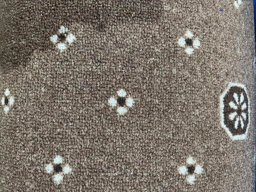 [P006992] Mochetă imprimată Dalton Castle Brown 820, lățime 400 cm