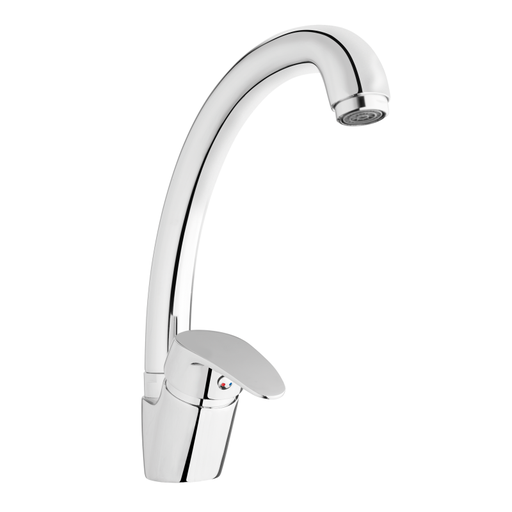 [P005829] Baterie bucătărie monocomandă crom Ava new lux, cartuș ceramic 35 mm