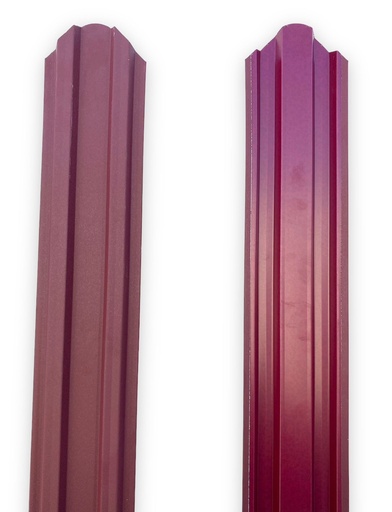 [P009469] Şipcă gard metalică, RAL 3005 vișiniu mat-lucios,1200x90x0.4 mm