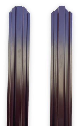 [P000125] Şipcă gard metalică, RAL 8017 maro lucios-lucios,1200x90x0,4 mm