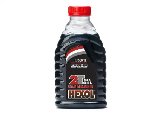 [P006560] Ulei amestec HEXOL 2T Standard Mix/ECO 2T, roşu, 0.5 l