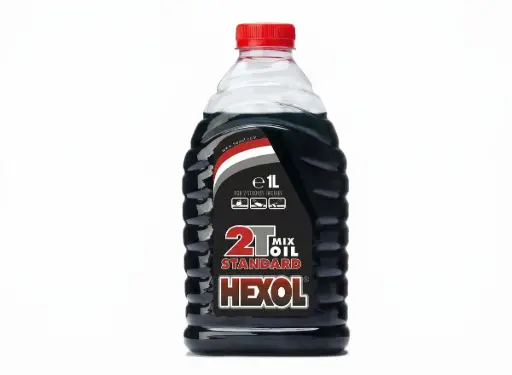 [P000071] Ulei amestec HEXOL 2T Standard Mix/ECO 2T, roşu, 1 l
