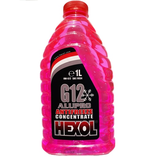 [P000077] Antigel auto G12, Hexol Alupro concentrat, 1 l
