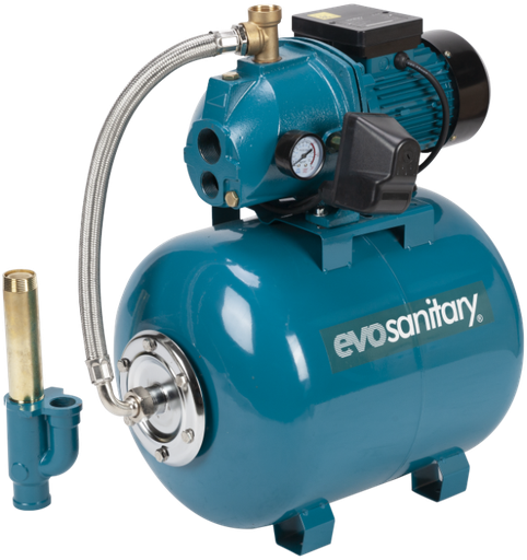 [P000112] Hidrofor EVOTOOLS Jet MQ 370D EPTO, 750 W, 36 l, debit 3300 l/h, cu ejector