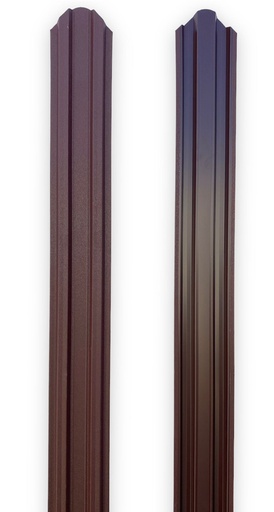 [P000184] Şipcă gard metalică, RAL 8019 maro închis mat-lucios,1500x90x0,4 mm