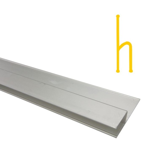 [P000400] Dreptar aluminiu Tip „H” L = 1500 mm