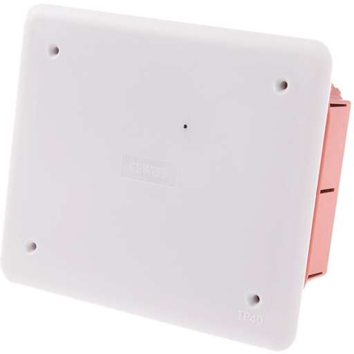 Doză îngropată Gewiss pentru legături GW48002 capac alb, 118x96x50 mm