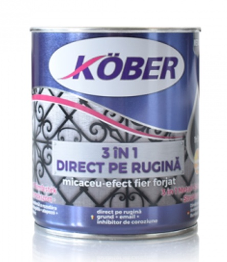[P000464] Email anticoroziv cu efect de fier forjat Kober cupru antic, 0.75 l