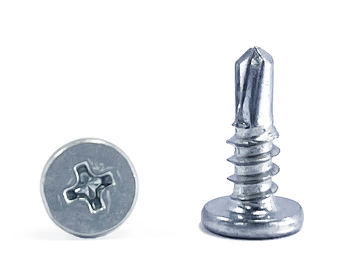 [P000640] Surub autoforant cu cap plat, Techno Tex 4.2 x 13 mm 1000 buc/cutie