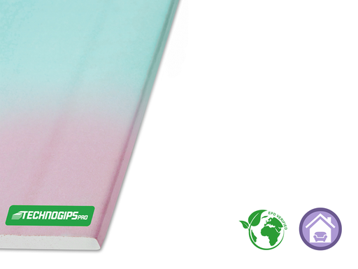 [P000712] Technogips gips carton rezistentă la foc și umezeală Tip DFH2, 12.5x2000x1250 mm