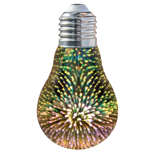 [P000784] Bec LED decorativ Stardust A60 2W E27