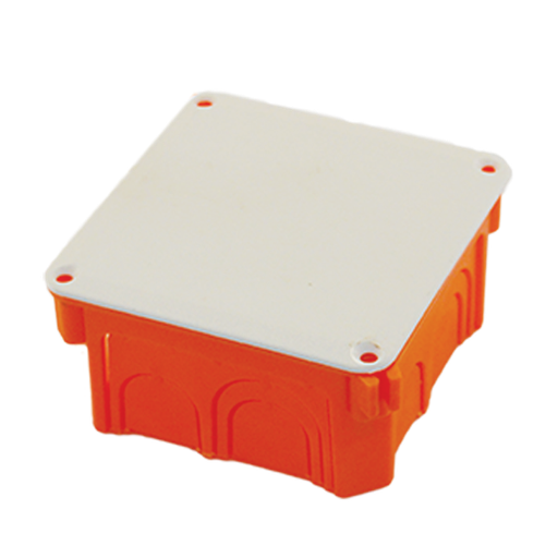 [P000808] Doză îngropată Courbi ultra 08-21003-080 pentru legături, 80x80x45 mm