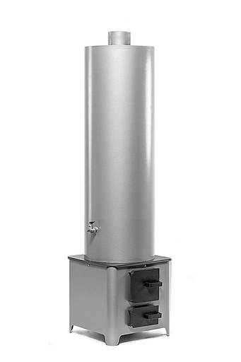 [P000928] Ansamblu boiler otel 70 L, focar economic FM