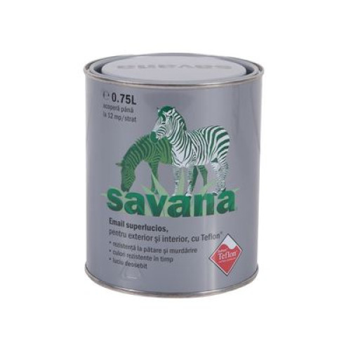 [P005048] Email lemn/metal Savana Ultra Rezist interior/exterior negru, 0.75 l