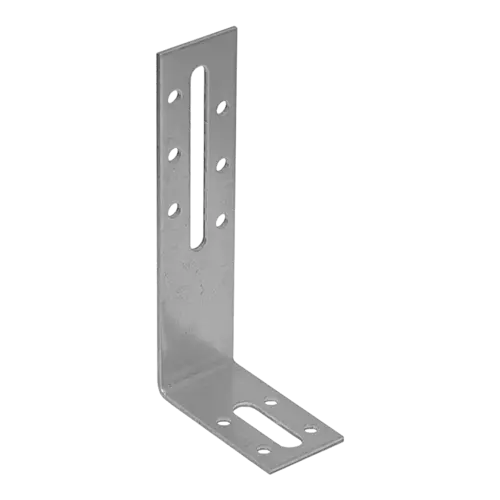 [P001084] Colțar/vinclu metalic zincat, îmbinare lemn 120x55x30x2 mm