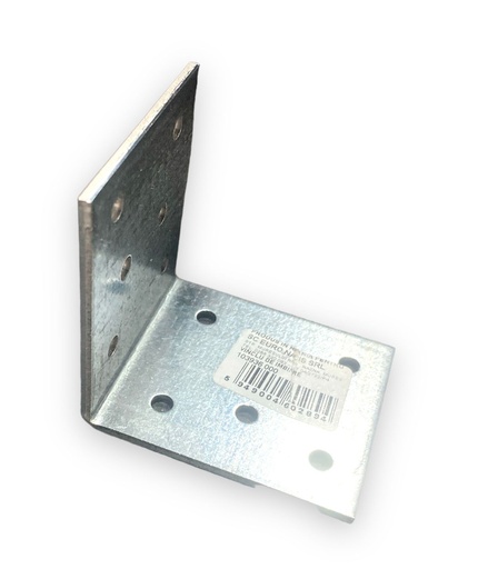 [P001109] Colțar/vinclu din oțel zincat perforat, 60X60X50X2.5 mm