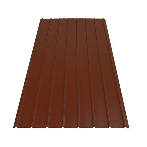 [P001181] Tablă cutată H12 RAL 8017 maro lucios, 2000x910x0.3 mm