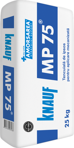 [P009484] Tencuială pe bază de ipsos Knauf MP75 cu aplicare mecanizată, 25 kg