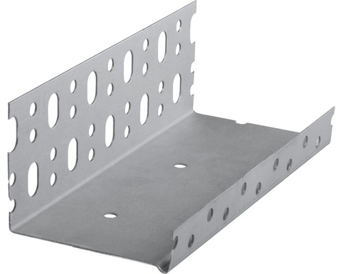 [P001486] Profil de soclu U. din aluminiu pentru termosistem, 0.6x103x2000 mm