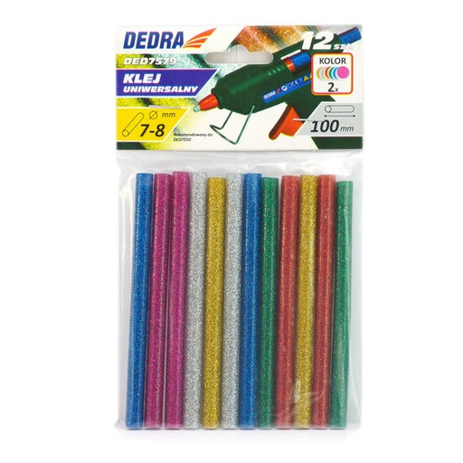 [P001685] Bagheta silicon universala, culori mix 7 - 8x100 mm 8 buc