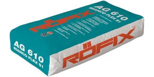 [P001816] RÖFIX AG 610 BIANCO FLEX S1, Adeziv alb, flexibil placi ceramice C2 TE S1, 25 kg