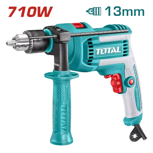 [P001993] Mașină de găurit cu percuție TOTAL TG1071366, 710 W max. 3000 r/min