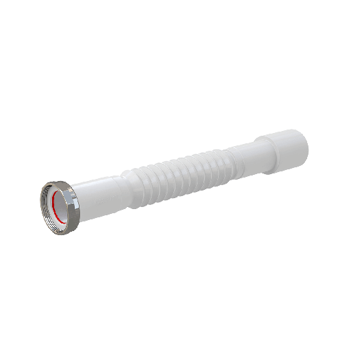 [P001995] Racord flexibil A760 cu piuliță metalică, 1 1/4"evacuare 32/40