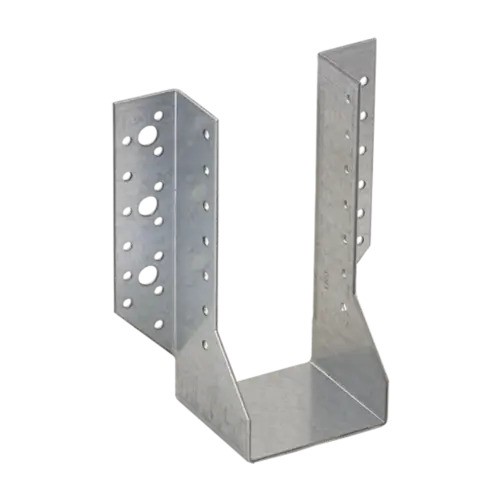 [P002028] Papuc tip A din oțel zincat pentru grindă lemn, 80x180x75x2 mm