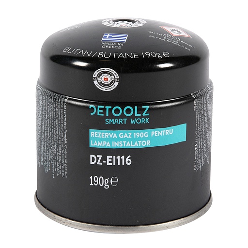 [P002479] Rezerva DeToolz butelie gaz, 190 gr