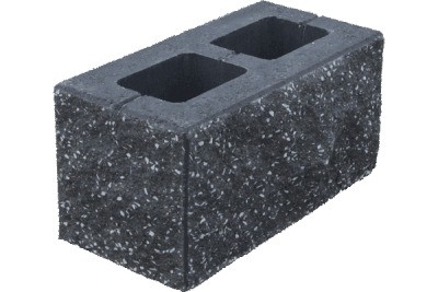 [P002484] Boltar BAROC, element gard, 40x20x20 cm, negru