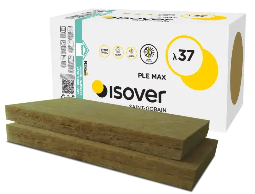 [P005559] Vată minerală bazaltică Isover PLE-PLUS 150x600x1000 mm, 2,40 mp