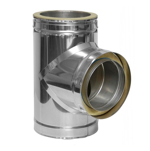 [P009110] Racord teu inox DP (izolat) fi, 120 mm